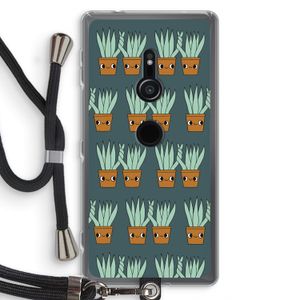 Sansevieria: Sony Xperia XZ2 Transparant Hoesje met koord