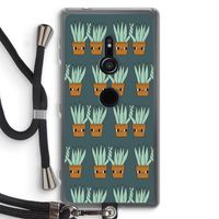 Sansevieria: Sony Xperia XZ2 Transparant Hoesje met koord
