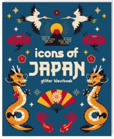Glitter kleurboeken voor volwassenen - Icons of Japan (Paperback)