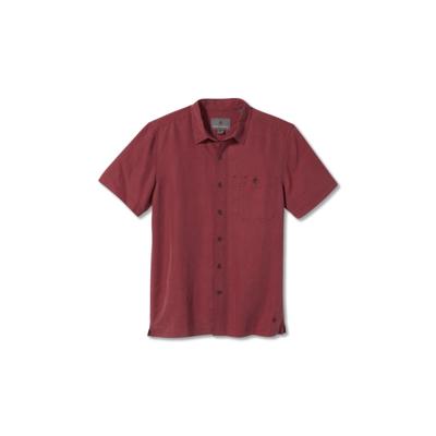 Royal Robbins Mojave Pucker Dry S/S Heren T-shirt Rosewood S