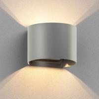 Buitenlamp zwart rond metaal Ip65