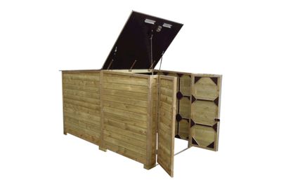 Multifunctionele berging 175x273x156 cm- - Hout- Lutrabox