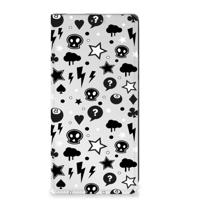 Mobiel BookCase Motorola Edge 40 Pro Silver Punk