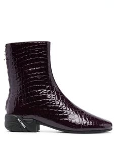 Raf Simons bottines Solaris - Rouge