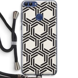 Geometrisch patroon: Huawei P Smart (2018) Transparant Hoesje met koord