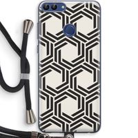 Geometrisch patroon: Huawei P Smart (2018) Transparant Hoesje met koord