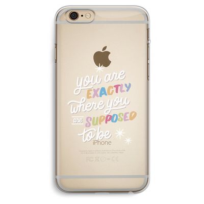 Right Place: iPhone 6 Plus / 6S Plus Transparant Hoesje