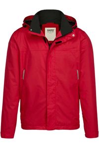 HAKRO 862 Regular Fit regenjas rood, Effen