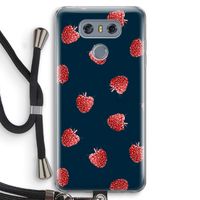 Framboosjes: LG G6 Transparant Hoesje met koord