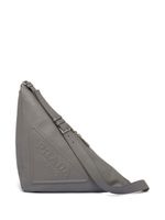 Prada sacoche Triangle en cuir - Gris