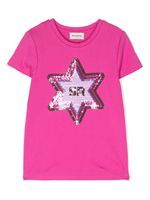 SONIA RYKIEL ENFANT t-shirt orné de sequins à logo imprimé - Rose - thumbnail