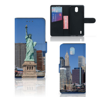 Nokia 1.3 Flip Cover Vrijheidsbeeld - thumbnail