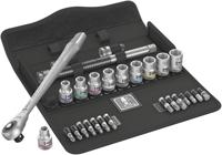 Wera 8100 SC 10 Zyklop Metal-ratelset doorsteekvierkant, 1/2"-aandrijving, inch , 28 -delig - 1 stuk(s) - 05004080001