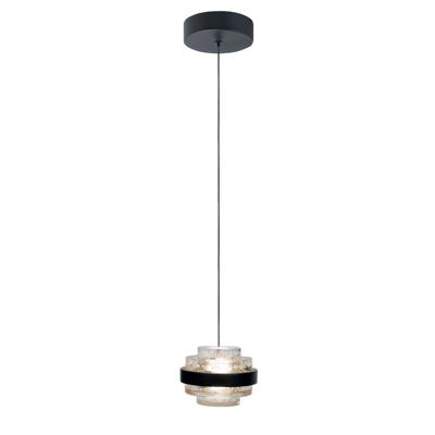 Highlight HanglampDynasty zwart met helder glas - H5502.20