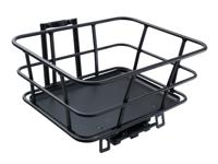 Urban E-bike fietstassen of fietsrek met -mand (voor bagagedrager/fietsmand)