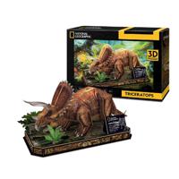 National Geographic Houten 3D Puzzel Triceratops 44 Stukjes - thumbnail