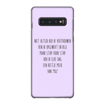 Zelfvertrouwen: Samsung Galaxy S10 4G Volledig Geprint Hoesje