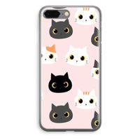 Katten: iPhone 8 Plus Transparant Hoesje