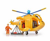 Simba helikopter Wallaby 2 Brandweerman Sam 34 cm oranje - thumbnail