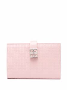 Givenchy portefeuille en cuir à logo embossé - Rose