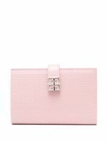 Givenchy portefeuille en cuir à logo embossé - Rose