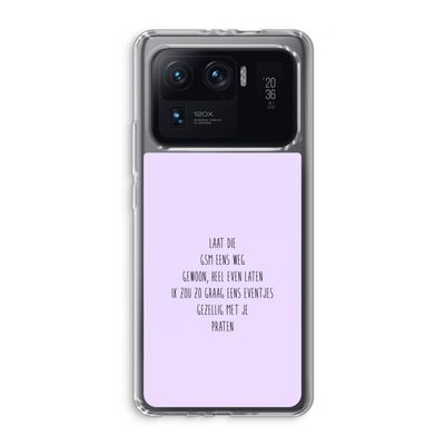 GSM: Xiaomi Mi 11 Ultra Transparant Hoesje