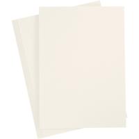 Creativ Company Papier, a4, vel 210x297 mm, 80 gr, off-white, 20 stuk/ 1 doos