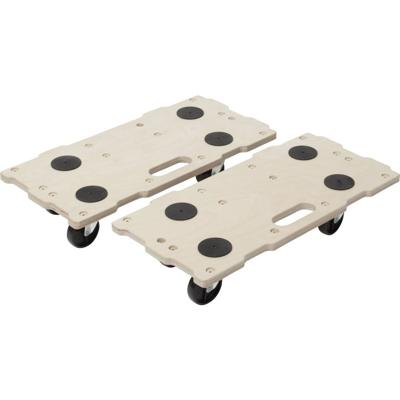 Wolfcraft 5543000 Meubel-transportroller Laadvermogen (max.): 200 kg 590 mm x 290 mm x 120 mm Aantal rollers 8