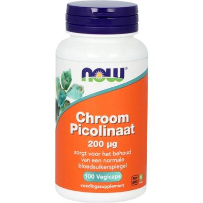 NOW Chroom Picolinaat 200mcg 100 Capsules