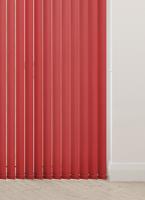 Verticale lamellen - Unicolour rood