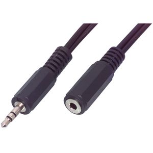 Valueline CABLE-423/2 audio kabel 2,5 m 3.5mm Zwart