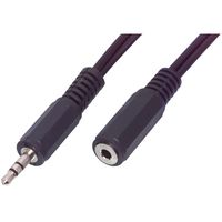 Valueline CABLE-423/2 audio kabel 2,5 m 3.5mm Zwart - thumbnail