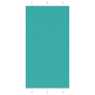Pliss rolgordijn 105x200cm stofbreedte 104,4cm petrol groen