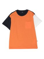 Il Gufo t-shirt en coton à design colour block - Orange