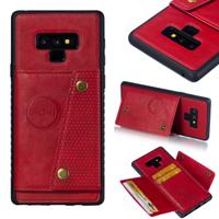 Lederen beschermhoes voor Galaxy Note9 (rood) Lederen beschermhoes voor Galaxy Note9 (rood)