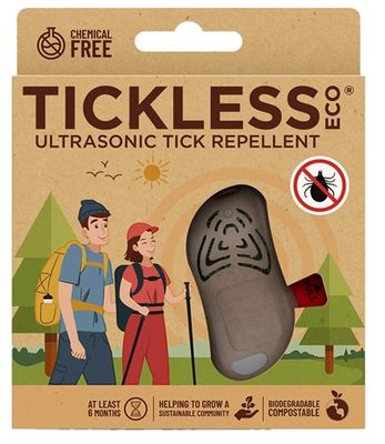 Tickless eco teek en vlo afweer voor mensen bruin