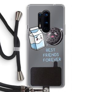 Best Friend Forever: OnePlus 8 Pro Transparant Hoesje met koord