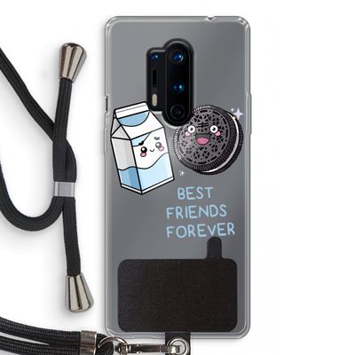 Best Friend Forever: OnePlus 8 Pro Transparant Hoesje met koord