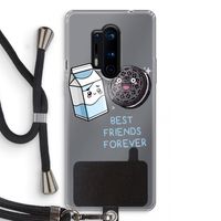 Best Friend Forever: OnePlus 8 Pro Transparant Hoesje met koord