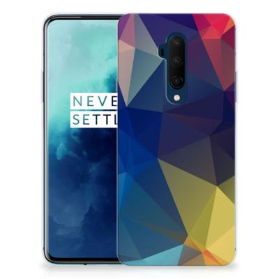 OnePlus 7T Pro | TPU Hoesje | Polygon Dark