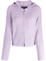 tout a coup hoodie en maille à fermeture zippée - Violet