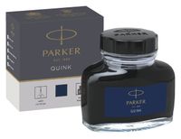 Vulpeninkt Parker Quink permanent 57ml blauw/zwart - thumbnail