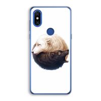 Yin Yang Wolves: Xiaomi Mi Mix 3 Transparant Hoesje