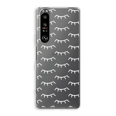 Wimpers: Sony Xperia 1 III Transparant Hoesje