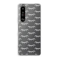 Wimpers: Sony Xperia 1 III Transparant Hoesje
