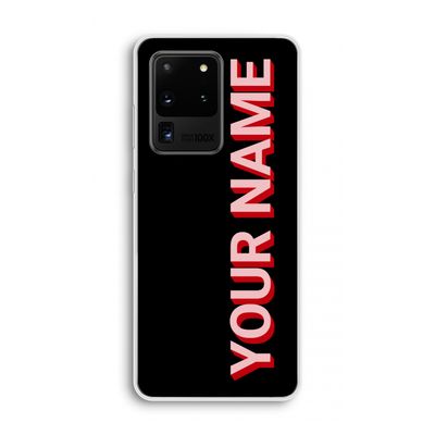 Namecase: Samsung Galaxy S20 Ultra Transparant Hoesje