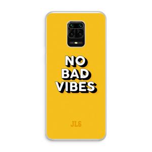 No Bad Vibes: Xiaomi Redmi Note 10 Lite Transparant Hoesje