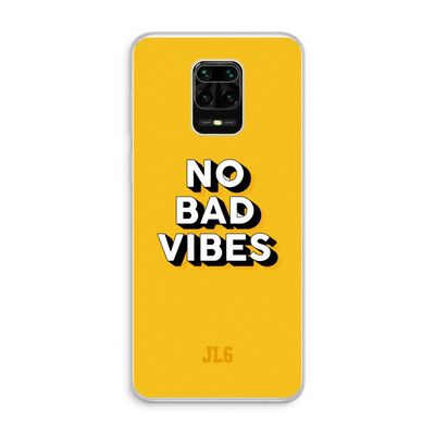 No Bad Vibes: Xiaomi Redmi Note 10 Lite Transparant Hoesje
