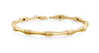Boccia 03037.03 Armband Titanium goudkleurig 20 cm