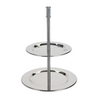 Etagere 2 laags rvs